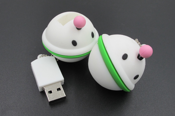 卡通动漫迷的爱 创意圣诞卡通雪人小丑U盘